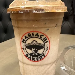 Horchata ice latte