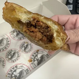 Chorizo Con Papa Empanada