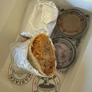 Chorizo Con Papa Burrito