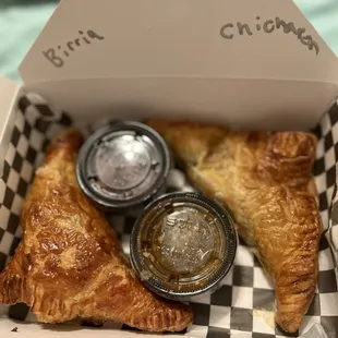 Birria &amp; Chicharron Empanada
