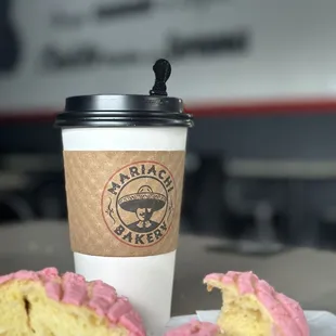 Horchata latte and a conchita---- yum