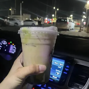 Strawberry Matcha Latte