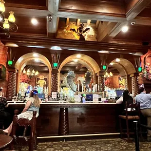 people sitting at the bar