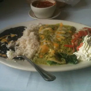 Spinach Enchiladas