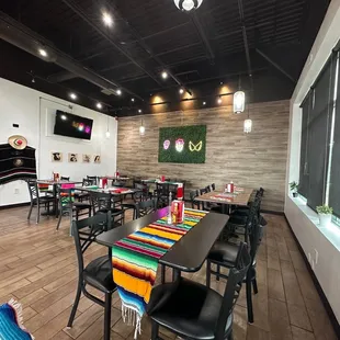 Everything is clean, and neatly decorated. Great ambiance for a casual lunch or dinner.