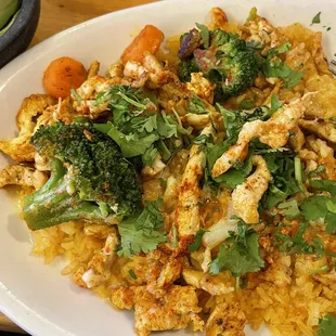 Cowboy Chicken (I added cilantro and slices of avocado). It was delicious!