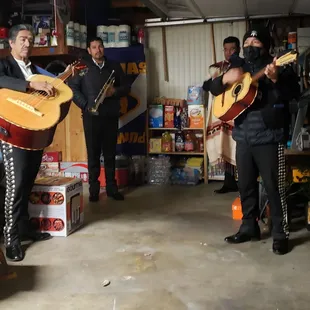 The Mariachi group at my house