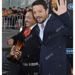 En la premiere de The Book Of Life con Actor Diego Luna