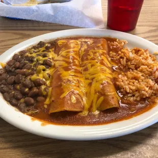 Cheese enchiladas