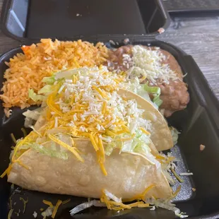 Chicken Taco Dinner Plate