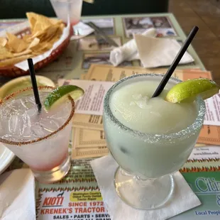 Paloma and a Frozen margarita