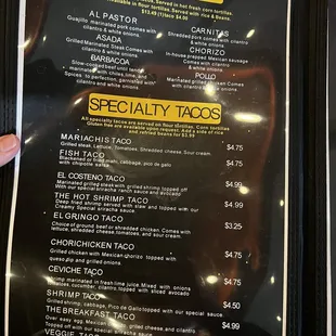 Menu 5/11/23