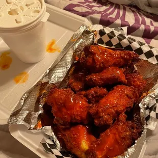 20 piece wings side of ranch.