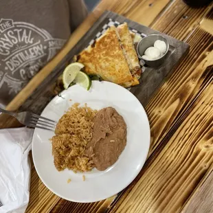 California quesadilla with birria