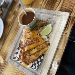 Standard birria quesadilla