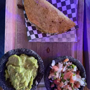 Homemade corn tortillas with pastor