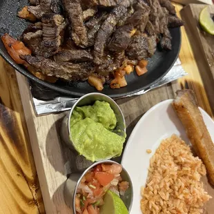 Texas fajita plate