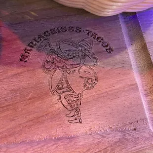 Engraved cutting board