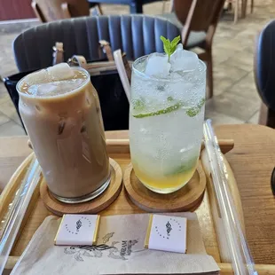 Iced Turkish coffee Mojito