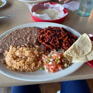 so good !! first time here but this is some tasty al pastor plate