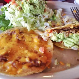 One half of the deluxe plate. Halfway into my crispy taco I realized I hadn't taken pics.