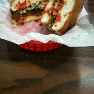 Chorizo tortas con habanero