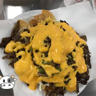 Carne Asada Nachos.
