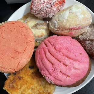 a variety of pastries