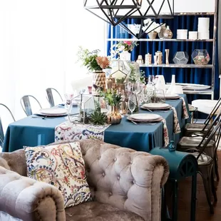 The showroom is full of inspiring displays!