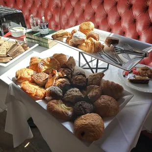 Pastries as part of brunch
