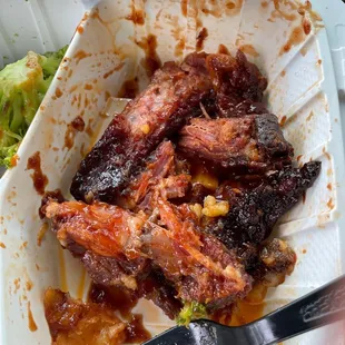 Hands down the worst ribs ever, all salt, cartilage, and dryer than jerky.