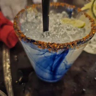 a margarita in a glass