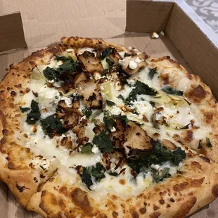 Chicken Florentine Pizza