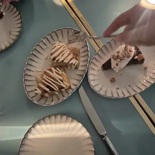 Desserts. Get all of them.