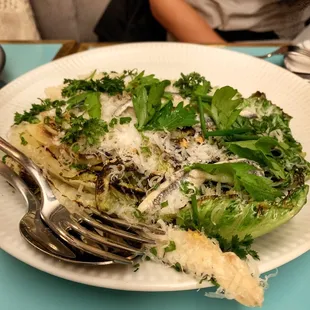 Grilled Lettuce Salad