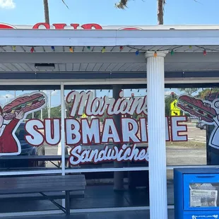 Outside seating area