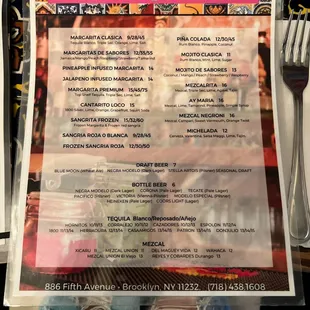 soups and chowder, menu