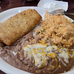 Beef Chimichanga