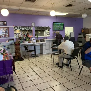 Inside / front counter where you order