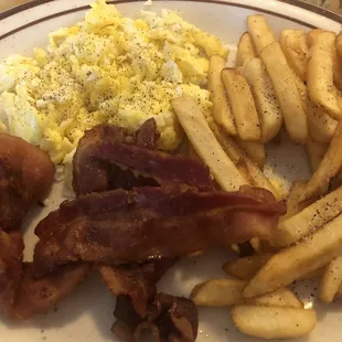 Bacon and eggs