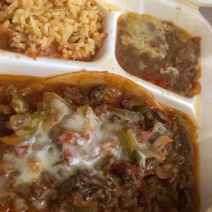 Huevos Rancheros &amp; chicana. Hubby enjoys so much. LOVE!!