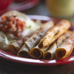 Flautas the perfect starter.