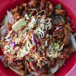 Chipotle chicken dirty rice bowl.