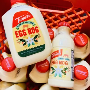 Egg nog in season