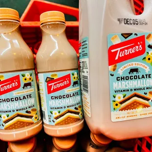 Limited edition chocolate marshmallow milk