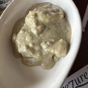 Side of biscuits and gravy