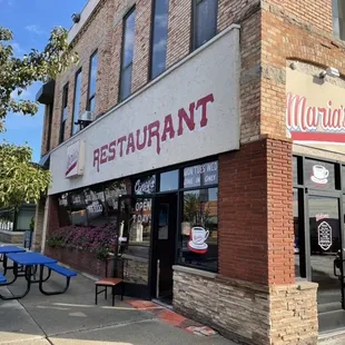 Front of restaurant