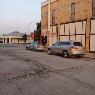Side entrance