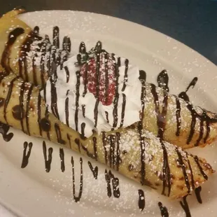 Fresh fruit crepe