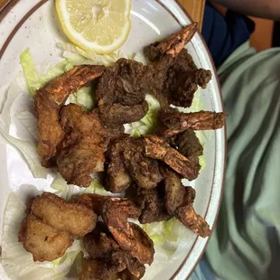 Butterfly fried shrimp